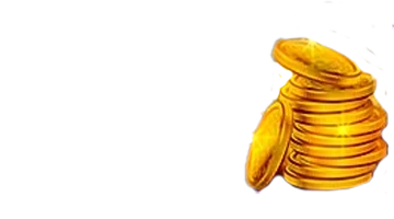 Изображение стопки золотых монет, представляющее бонус кэшбэка в Интернет-казино 888starz.